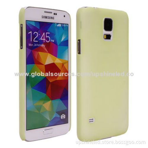 Hard PC Shell Cases for Samsung Galaxy S5/Rubber Oil Matte Finish in Semi-transparent/Solid Color